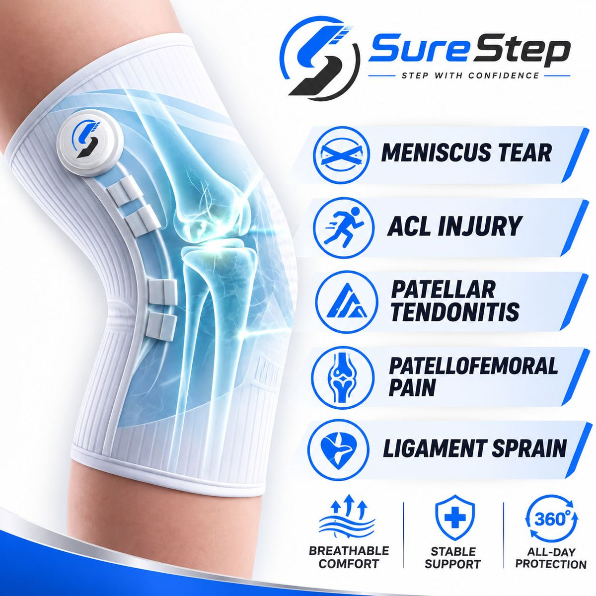 SureStep™ Adjustable Knee Support